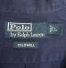 画像2: 90'S RALPH LAUREN "CALDWELL" シルク/リネン 裾ロゴ 半袖 オープンカラーシャツ ネイビー (VINTAGE) (2)