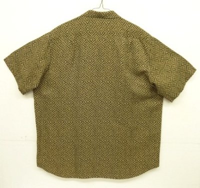 画像3: 90'S RALPH LAUREN "BONNARD" シルク/リネン 半袖 オープンカラーシャツ 総柄 (VINTAGE)