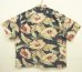画像3: 90'S RALPH LAUREN コットン 半袖 オープンカラーシャツ フローラル柄 USA製 (VINTAGE) (3)