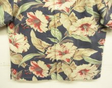 他の写真3: 90'S RALPH LAUREN コットン 半袖 オープンカラーシャツ フローラル柄 USA製 (VINTAGE)