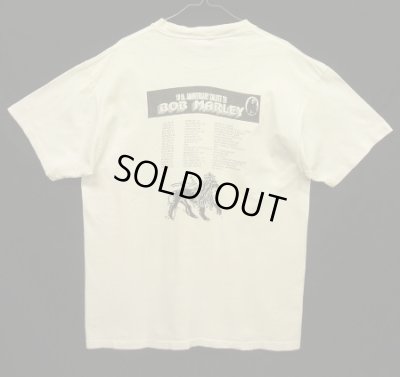 画像4: 90'S 10th ANNIVERSARY SALUTE TO BOB MARLEY 両面プリント シングルステッチ 半袖 Tシャツ ホワイト USA製 (VINTAGE)