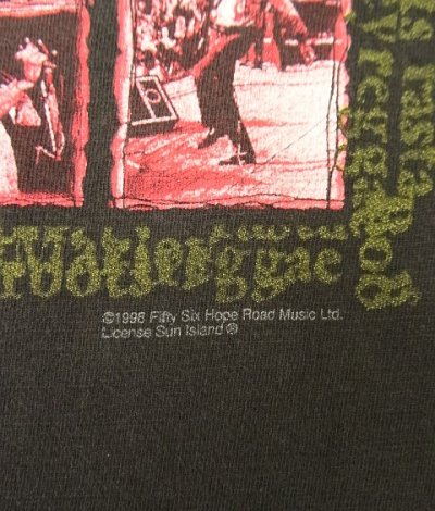 画像4: 90'S BOB MARLEY 半袖 Tシャツ ブラック (VINTAGE)