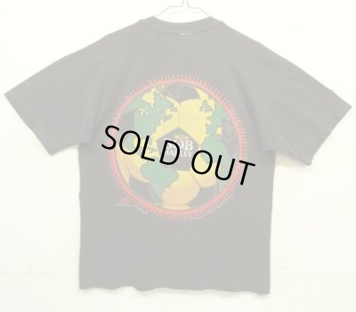 画像5: 90'S BOB MARLEY 両面プリント シングルステッチ 半袖 Tシャツ フェードブラック (VINTAGE)