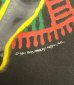 画像4: 90'S BOB MARLEY 両面プリント シングルステッチ 半袖 Tシャツ フェードブラック (VINTAGE)