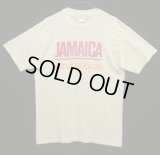 80'S AIR JAMAICA シングルステッチ 半袖 Tシャツ ホワイト USA製 (VINTAGE)