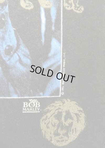 画像4: 90'S BOB MARLEY "TUFF GONG" 両面プリント シングルステッチ 半袖 Tシャツ ブラック USA製 (VINTAGE)