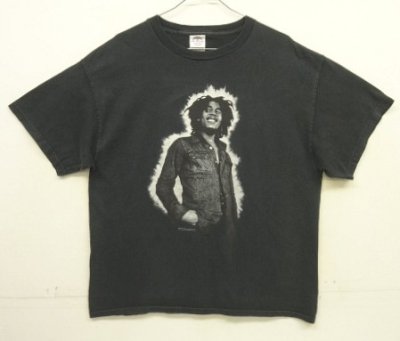 画像1: 00'S BOB MARLEY 半袖 Tシャツ ブラック (VINTAGE)