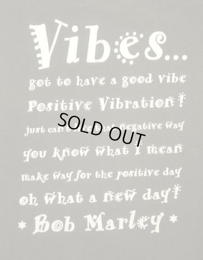 画像6: 90'S BOB MARLEY "POSITIVE VIBRATION" 両面プリント シングルステッチ 半袖 Tシャツ フェードブラック (VINTAGE)