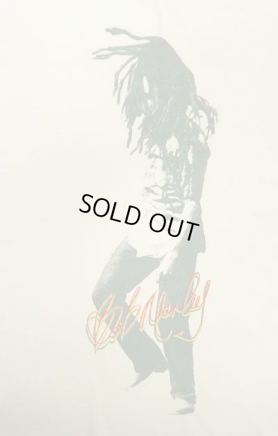 画像5: 90'S BOB MARLEY "EXODUS" 両面プリント シングルステッチ 半袖 Tシャツ ホワイト (VINTAGE)