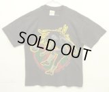 90'S BOB MARLEY 両面プリント シングルステッチ 半袖 Tシャツ フェードブラック (VINTAGE)