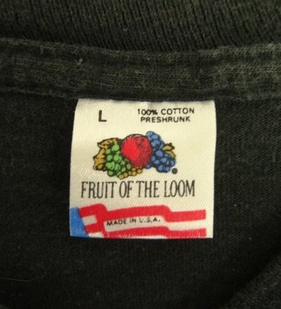 画像4: 90'S BOB MARLEY 両面プリント シングルステッチ 半袖 Tシャツ ブラック USA製 (VINTAGE)