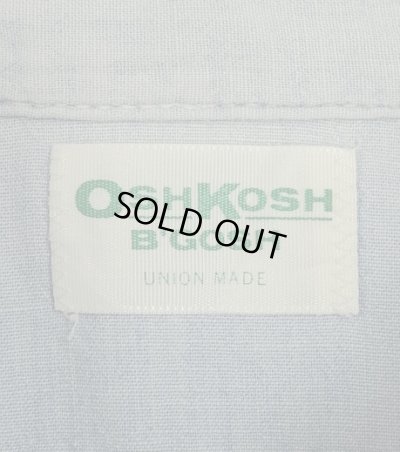 画像2: 60'S OSH KOSH B'GOSH コットン100% シャンブレーシャツ ブルー USA製 (VINTAGE)