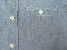 他の写真2: 60'S POWR HOUSE コットン100% シャンブレーシャツ ブルー USA製 (VINTAGE)