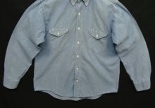 他の写真3: 60'S OSH KOSH B'GOSH コットン100% シャンブレーシャツ ブルー USA製 (VINTAGE)