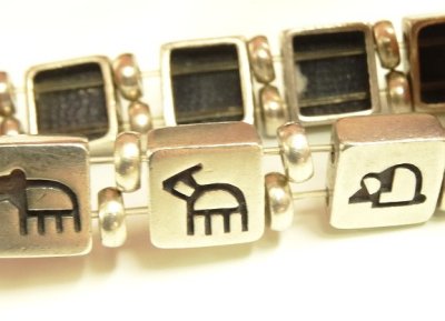 画像6: シルバー925 十二支 ブレスレット シルバー (VINTAGE)