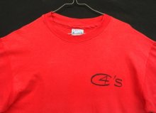 他の写真1: 80'S CRAZY CHICKEN CYCLING CLUB シングルステッチ 両面プリント 半袖 Tシャツ レッド USA製 (VINTAGE)