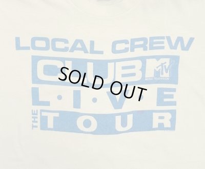 画像3: 80'S CLUB MTV "LOCAL CREW" シングルステッチ 半袖 Tシャツ ホワイト USA製 (VINTAGE)