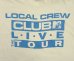 画像3: 80'S CLUB MTV "LOCAL CREW" シングルステッチ 半袖 Tシャツ ホワイト USA製 (VINTAGE)