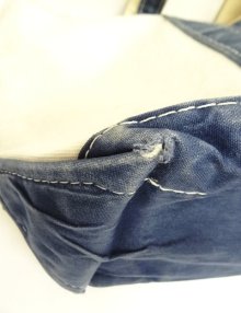 他の写真3: 80'S LL Bean 単色タグ キャンバス トートバッグ ネイビー/オフホワイト USA製 (VINTAGE)