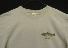 他の写真1: 90'S LL Bean "HARBORSIDE GRAPHICS" 両面プリント 半袖 Tシャツ アッシュグレー (VINTAGE)