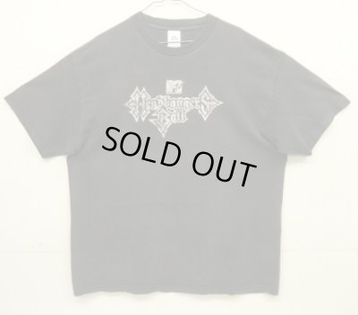 画像1: 00'S MTV "HEADBANGERS BALL" 半袖 Tシャツ ブラック (VINTAGE)