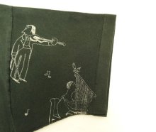 他の写真2: 90'S JAMES THURBER 両面全面プリント シングルステッチ 半袖 Tシャツ ブラック (VINTAGE)