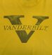 画像3: 90'S VANDERBILT シングルステッチ 半袖 Tシャツ イエロー USA製 (VINTAGE) (3)