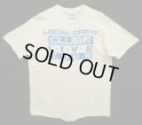 80'S CLUB MTV "LOCAL CREW" シングルステッチ 半袖 Tシャツ ホワイト USA製 (VINTAGE)