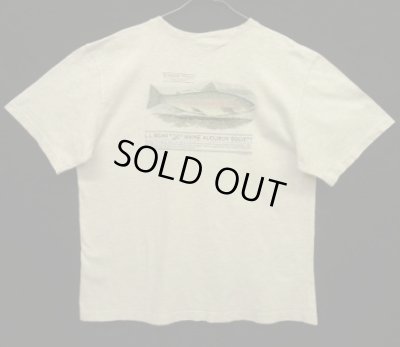 画像4: 90'S LL Bean "HARBORSIDE GRAPHICS" 両面プリント 半袖 Tシャツ アッシュグレー (VINTAGE)