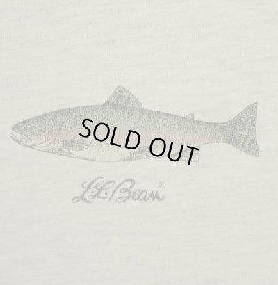 画像3: 90'S LL Bean "HARBORSIDE GRAPHICS" 両面プリント 半袖 Tシャツ アッシュグレー (VINTAGE)