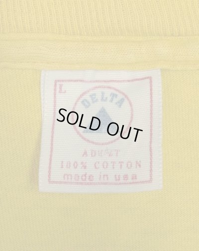 画像2: 90'S VANDERBILT シングルステッチ 半袖 Tシャツ イエロー USA製 (VINTAGE)