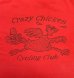 画像5: 80'S CRAZY CHICKEN CYCLING CLUB シングルステッチ 両面プリント 半袖 Tシャツ レッド USA製 (VINTAGE) (5)