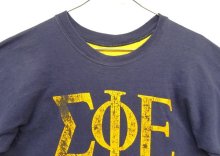 他の写真1: 80'S ΣΦΕ (SIGMA PHI EPSILON) リバーシブル 半袖 Tシャツ ネイビー/イエロー USA製 (VINTAGE)