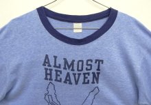 他の写真1: 80'S VELVA SHEEN シングルステッチ 半袖 リンガー Tシャツ ブルー USA製 (VINTAGE)