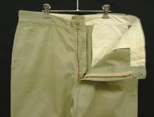 他の写真1: 60'S TUF-NUT "CRAMERTON ARMY CLOTH" コットン100% ワークパンツ ベージュ TALONジップ (VINTAGE)