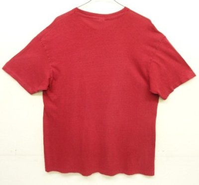 画像4: 80'S HARVARD シングルステッチ 半袖 Tシャツ バーガンディ USA製 (VINTAGE)