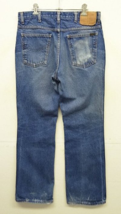 画像3: 80'S ROEBUCKS ブーツカット デニム インディゴ W34L32 USA製 (VINTAGE)