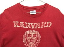 他の写真1: 80'S HARVARD シングルステッチ 半袖 Tシャツ バーガンディ USA製 (VINTAGE)