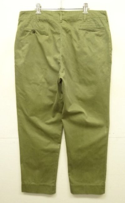 画像4: 60'S BOY SCOUTS OF AMERICA コットン100% ボーイスカウトパンツ オリーブ TALONアルミジップ (VINTAGE)