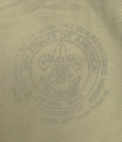 画像2: 60'S BOY SCOUTS OF AMERICA コットン100% ボーイスカウトパンツ オリーブ TALONアルミジップ (VINTAGE)
