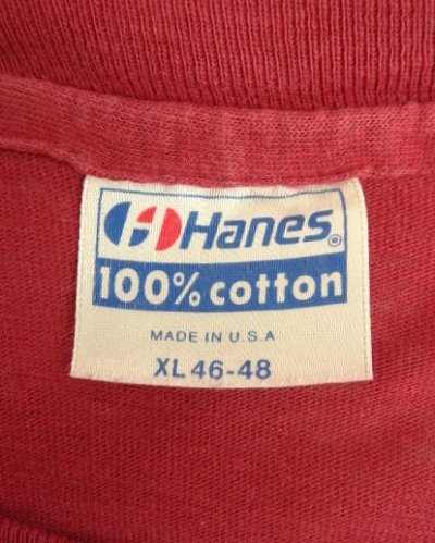 画像2: 80'S HARVARD シングルステッチ 半袖 Tシャツ バーガンディ USA製 (VINTAGE)