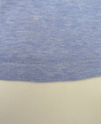 画像4: 80'S VELVA SHEEN シングルステッチ 半袖 リンガー Tシャツ ブルー USA製 (VINTAGE)