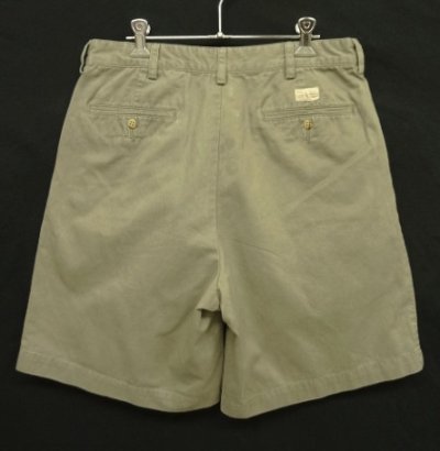 画像5: 90'S RALPH LAUREN "TYLER SHORT" ツープリーツ チノショーツ カーキ (VINTAGE)