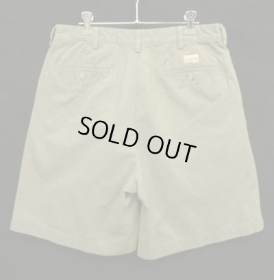 画像5: 90'S RALPH LAUREN "TYLER SHORT" ツープリーツ チノショーツ カーキ (VINTAGE)