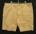 画像1: RRL ミリタリーチノショーツ タン (USED) (1)