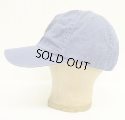 画像3: 90'S RALPH LAUREN ロゴ刺繍 ベースボールキャップ ブルー USA製 (VINTAGE)