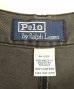 画像2: 90'S RALPH LAUREN "ボックスロゴ" ツープリーツ チノショーツ フェードブラック (VINTAGE) (2)