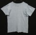 画像4: 70'S CHAMPION "HOWARD UNIVERSITY" バータグ 88/12 染み込みプリント シングルステッチ 半袖 Tシャツ ヘザーブルー USA製 (VINTAGE) (4)