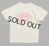 80'S CHAMPION "BEER NUTS" トリコタグ 88/12 シングルステッチ 半袖 Tシャツ ヘザーグレー USA製 (VINTAGE)