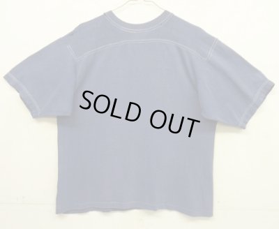 画像5: 70'S CHAMPION バータグ シングルステッチ 半袖 フットボール Tシャツ ネイビー USA製 (VINTAGE)